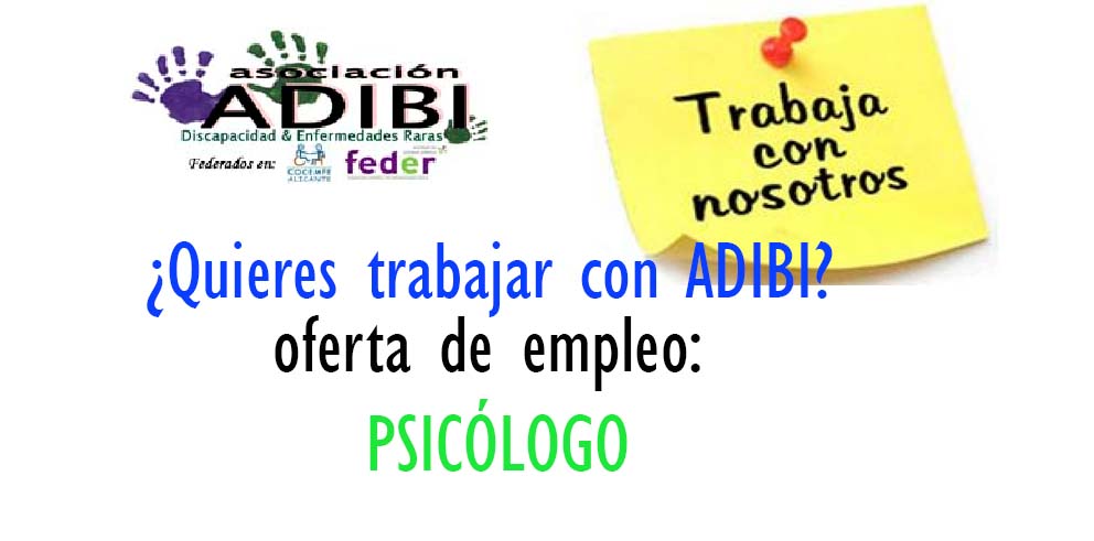 ADIBI busca psicólogo para ampliar servicios